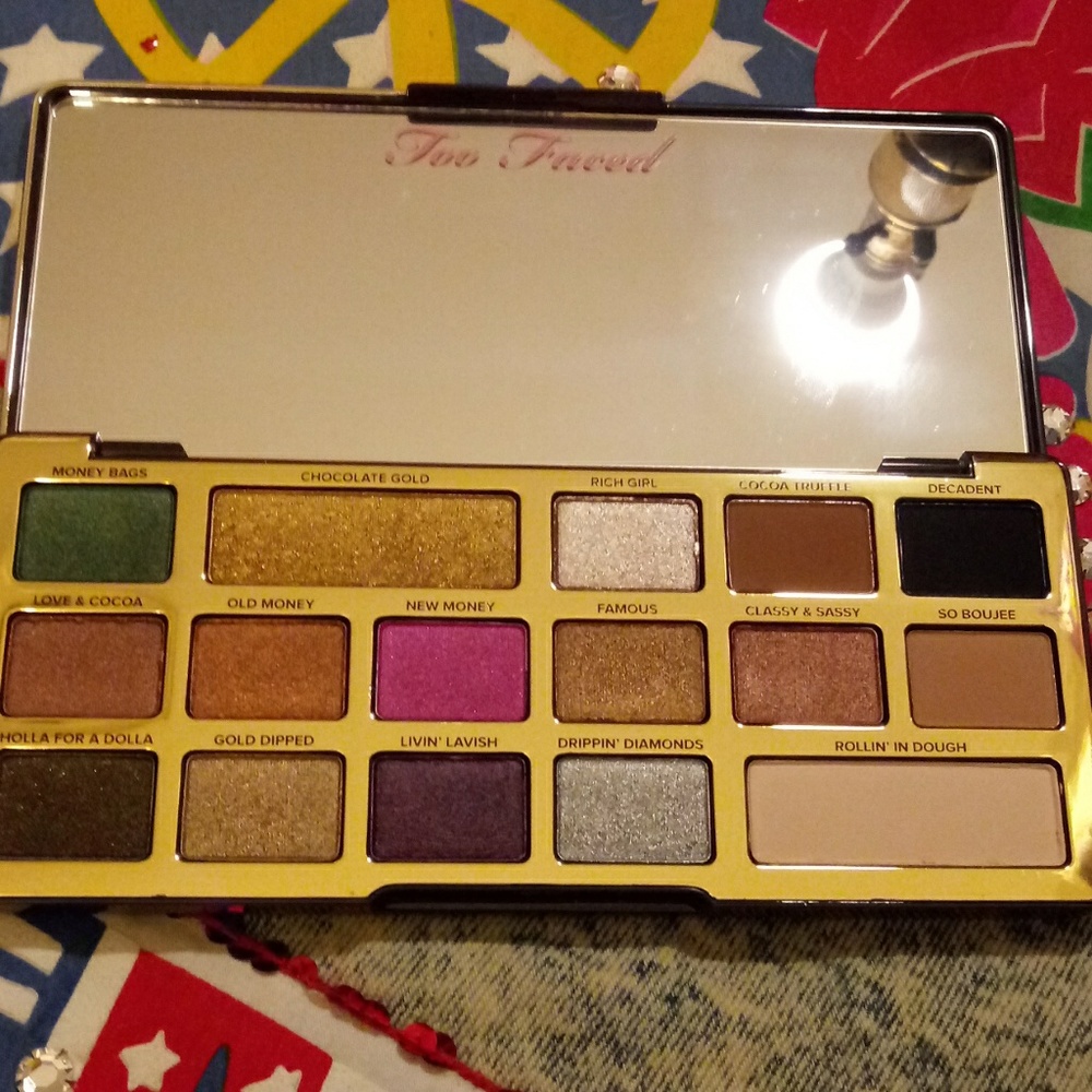 TOO FACED CHOCOLATE GOLD EYESHADOW PALETTE - Picture 3 of 7